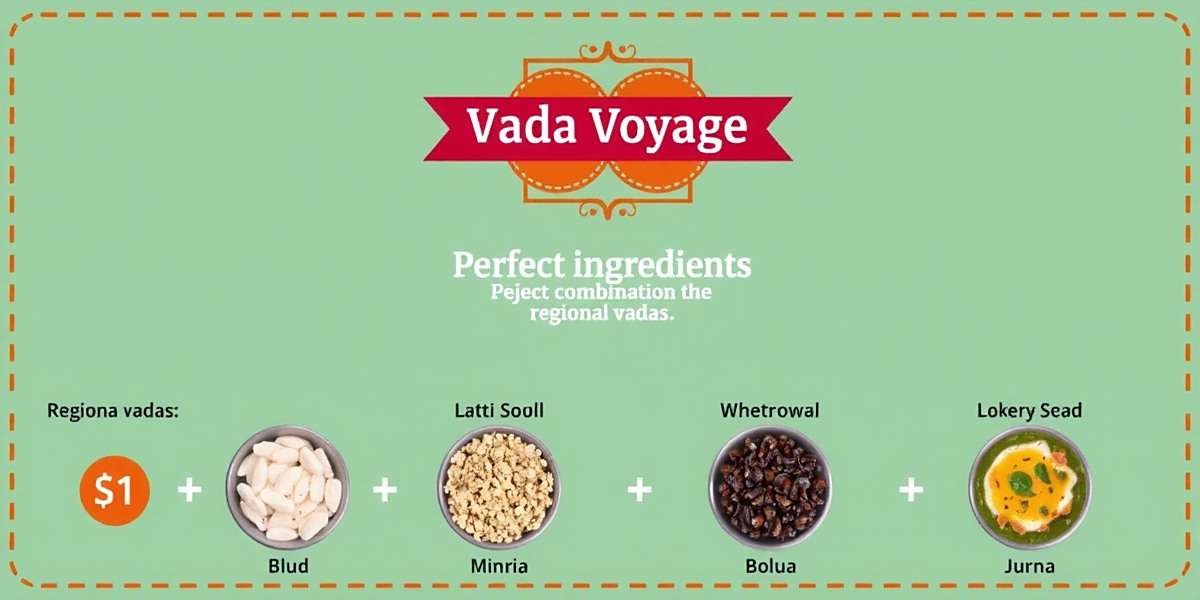 Vada Voyage Recipe Guide Vada Voyage recipe guide showing perfect ingredient combinations for different regional vadas
